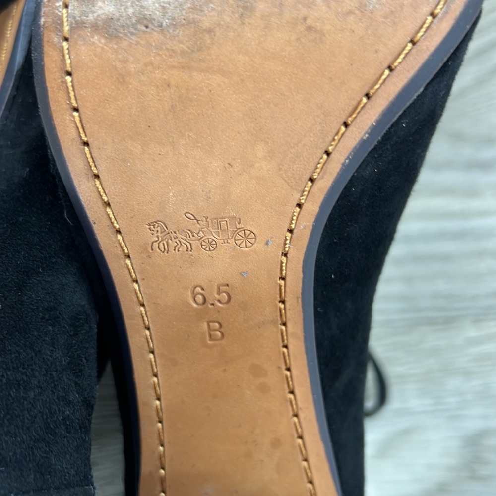 Coach Priscilla Lux Suede Sandals - Picture 11 of 12